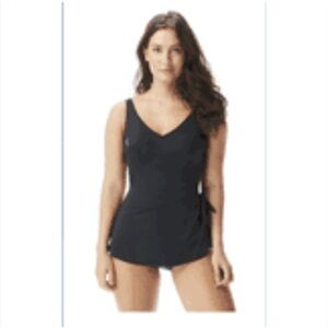 Betsey Johnson Elegant Black Swimsuit